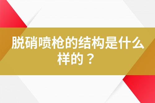 自動式脫硝噴槍是什么？